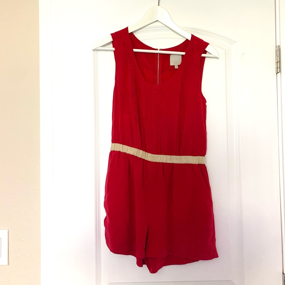 Pablo’s Vivid red Rompers